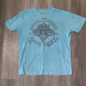 Affliction Light Blue Shirt